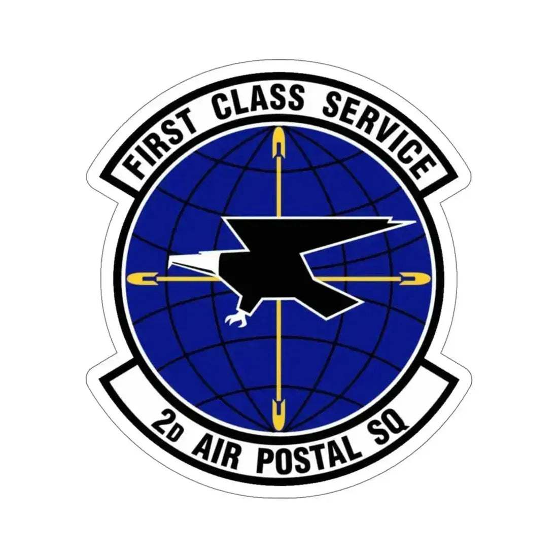 2d Air Postal Squadron (U.S. Air Force) STICKER Vinyl Die-Cut Decal 5 Inch - The Sticker Space