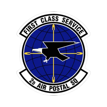 2d Air Postal Squadron (U.S. Air Force) STICKER Vinyl Kiss-Cut Decal 3 Inch White - The Sticker Space