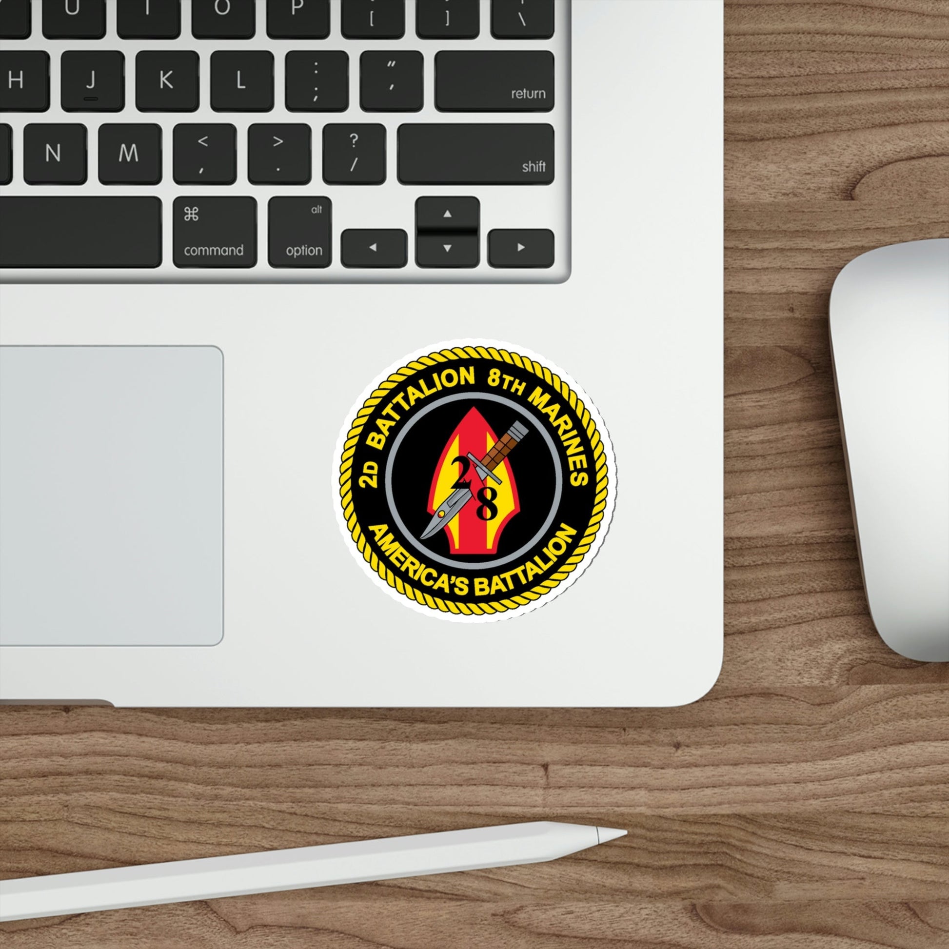 2d Battalion 8th Marines (USMC) STICKER Vinyl Die-Cut Decal-The Sticker Space