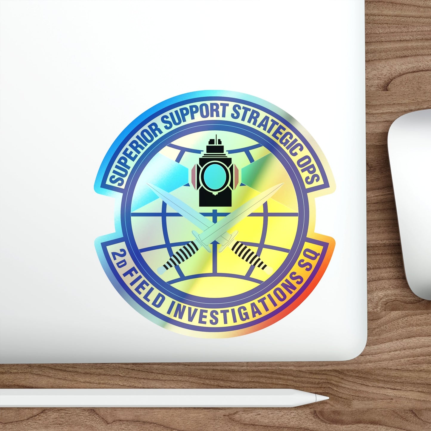 2d Field Investigations Squadron (U.S. Air Force) Holographic STICKER Die-Cut Vinyl Decal-The Sticker Space