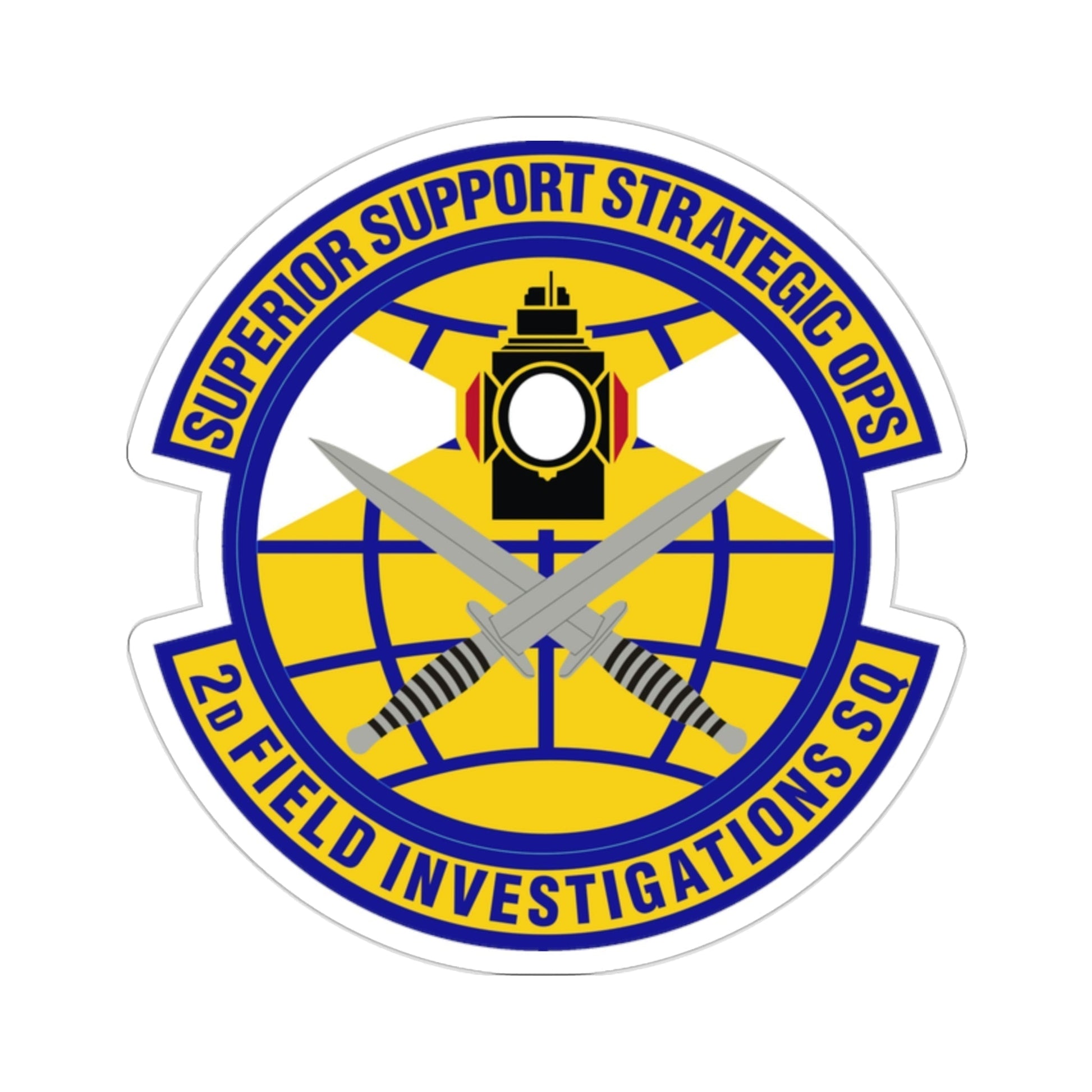 2d Field Investigations Squadron (U.S. Air Force) STICKER Vinyl Die-Cut Decal-2 Inch-The Sticker Space