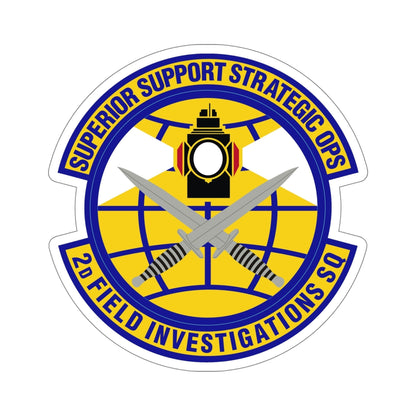 2d Field Investigations Squadron (U.S. Air Force) STICKER Vinyl Die-Cut Decal-6 Inch-The Sticker Space