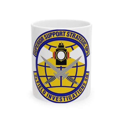 2d Field Investigations Squadron (U.S. Air Force) White Coffee Mug-11oz-The Sticker Space