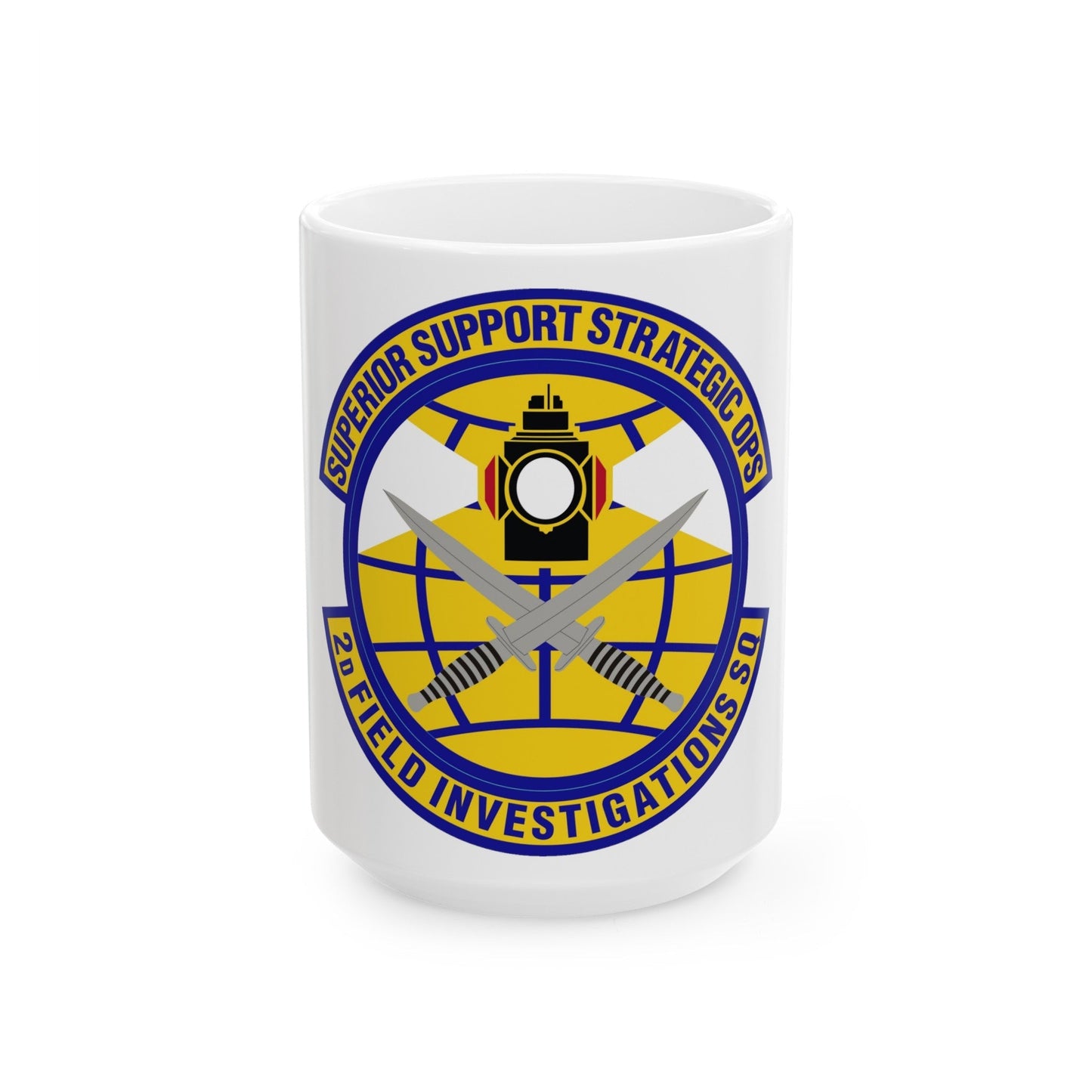 2d Field Investigations Squadron (U.S. Air Force) White Coffee Mug-15oz-The Sticker Space