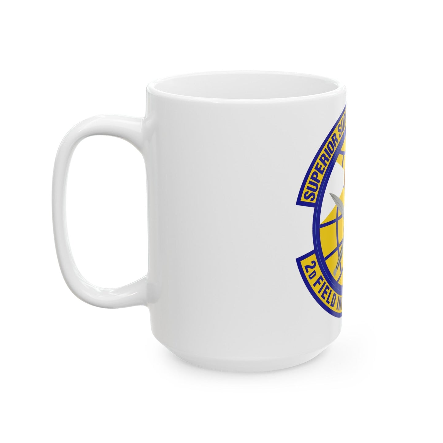 2d Field Investigations Squadron (U.S. Air Force) White Coffee Mug-The Sticker Space