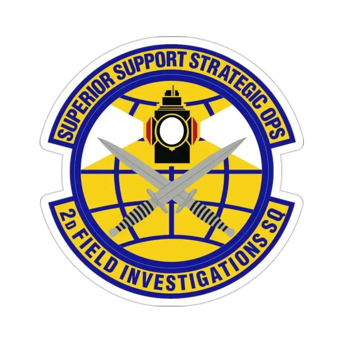 2d Field Investigations Squadron (U.S. Air Force) STICKER Vinyl Die-Cut Decal 2 Inch - The Sticker Space