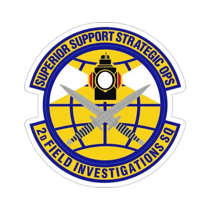 2d Field Investigations Squadron (U.S. Air Force) STICKER Vinyl Die-Cut Decal - The Sticker Space