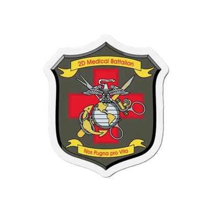 2d Medical Battalion Nos Pugna Pro Vita (USMC) Refrigerator Magnet - The Sticker Space