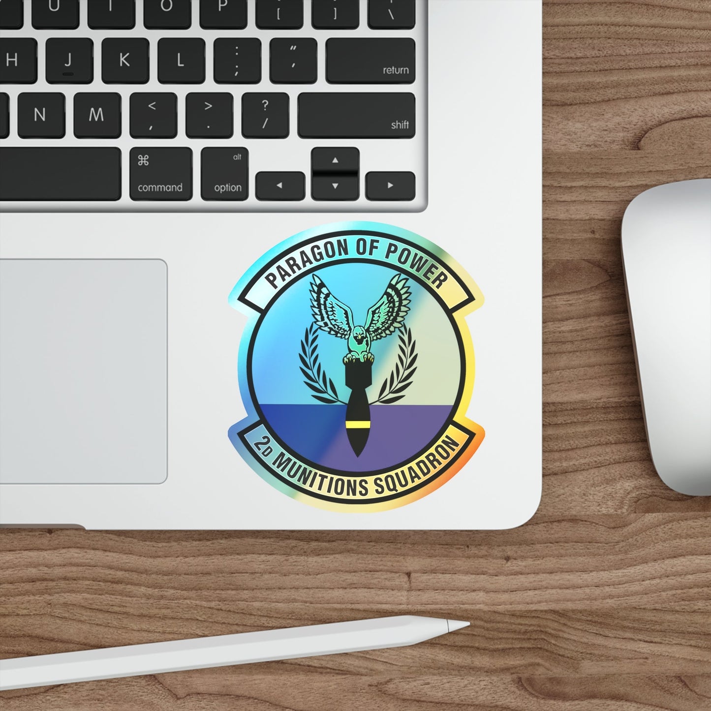 2d Munitions Squadron (U.S. Air Force) Holographic STICKER Die-Cut Vinyl Decal-The Sticker Space