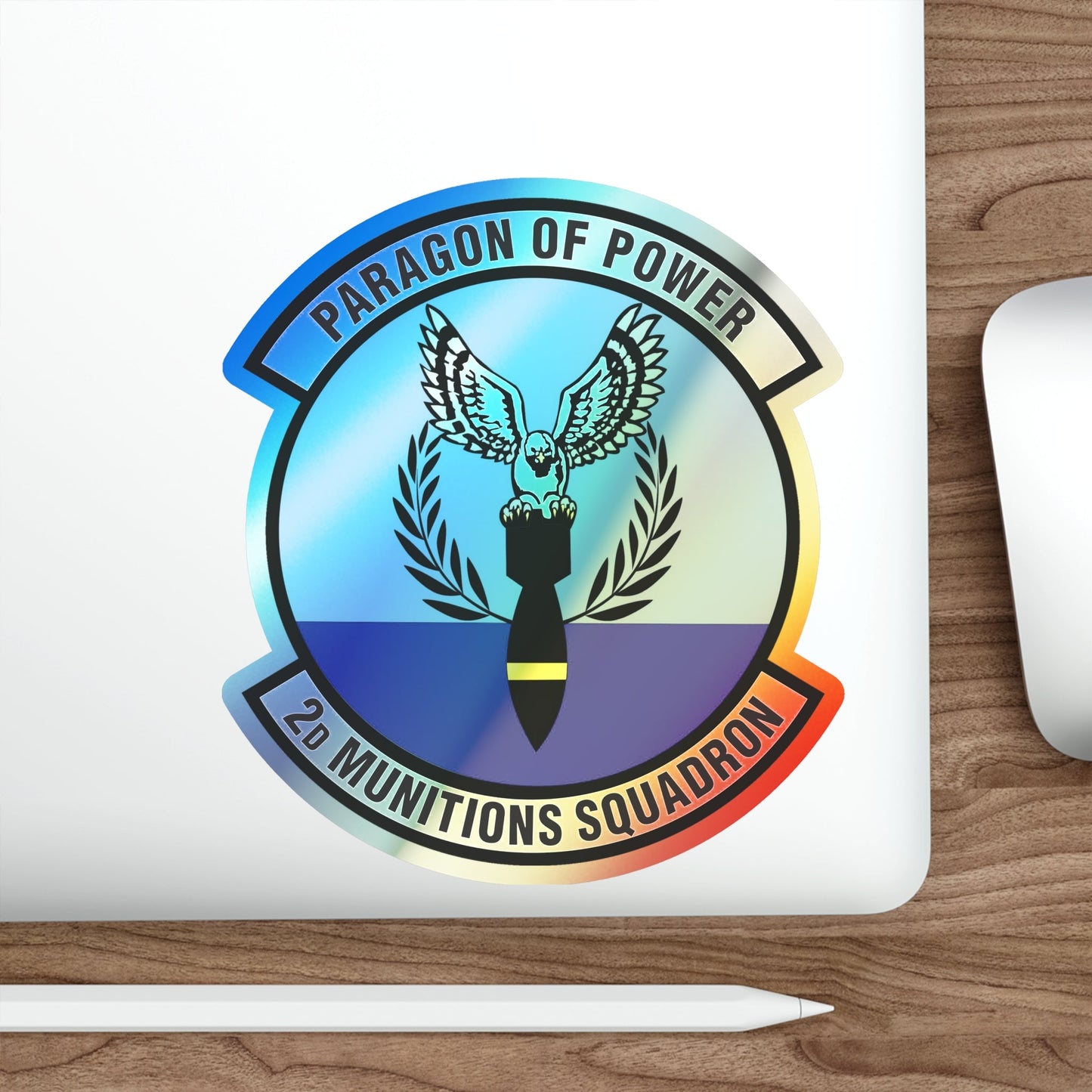 2d Munitions Squadron (U.S. Air Force) Holographic STICKER Die-Cut Vinyl Decal-The Sticker Space