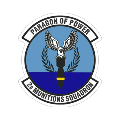 2d Munitions Squadron (U.S. Air Force) STICKER Vinyl Die-Cut Decal-2 Inch-The Sticker Space