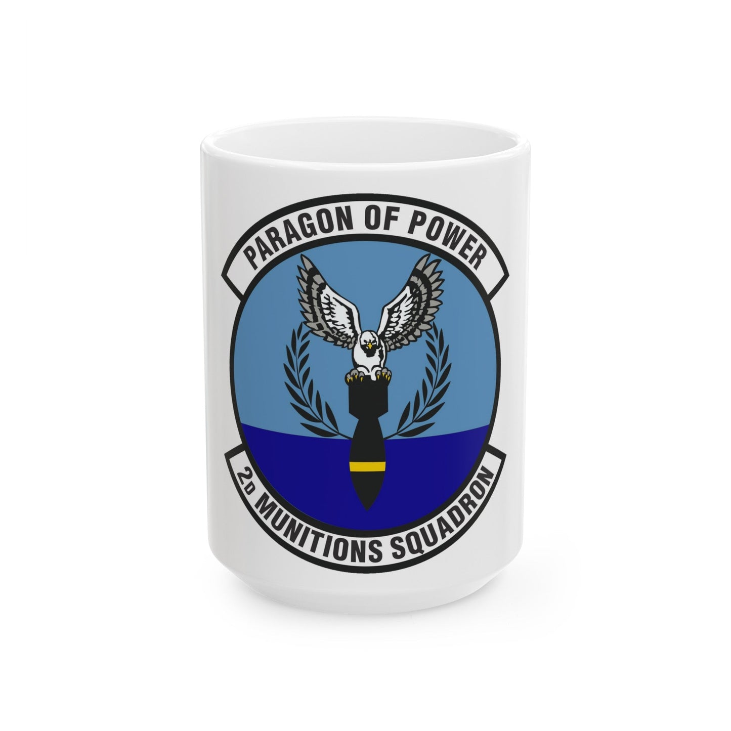 2d Munitions Squadron (U.S. Air Force) White Coffee Mug-15oz-The Sticker Space