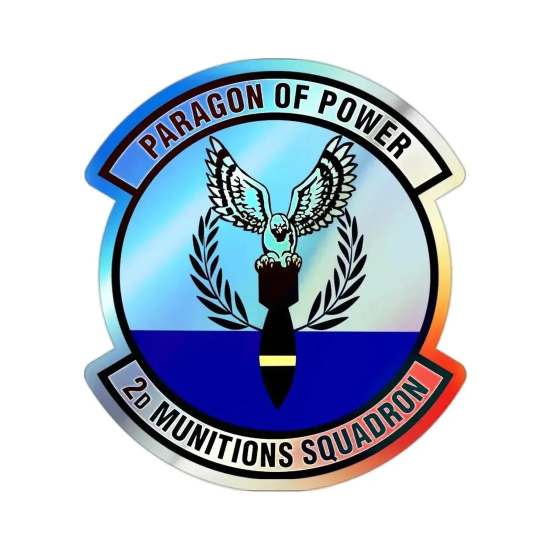 2d Munitions Squadron (U.S. Air Force) Holographic STICKER Die-Cut Vinyl Decal - The Sticker Space