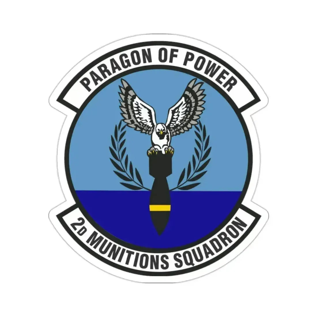 2d Munitions Squadron (U.S. Air Force) STICKER Vinyl Die-Cut Decal 2 Inch - The Sticker Space