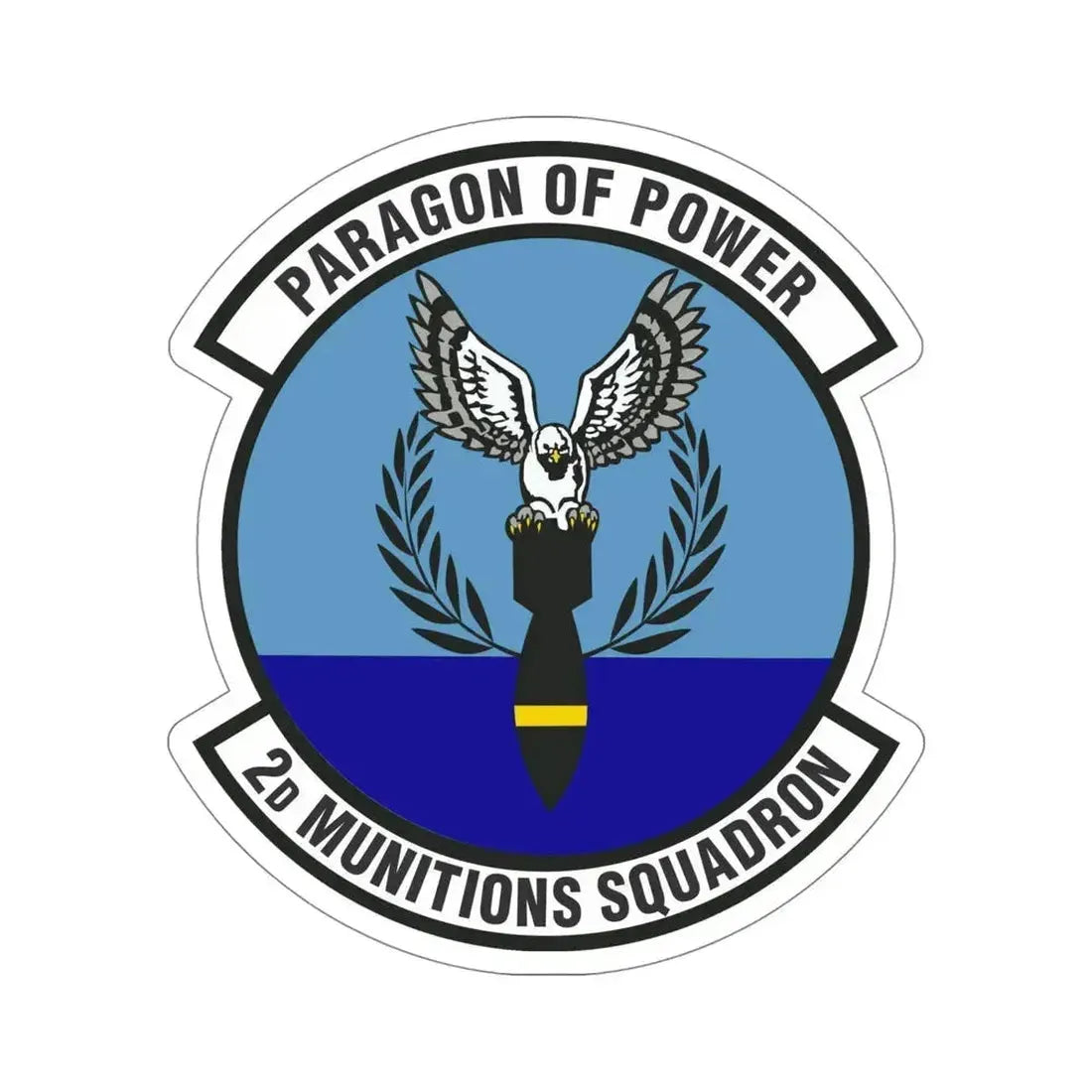 2d Munitions Squadron (U.S. Air Force) STICKER Vinyl Die-Cut Decal 5 Inch - The Sticker Space