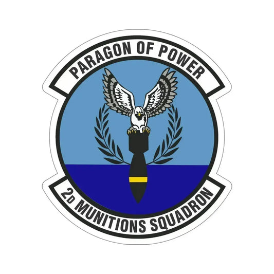 2d Munitions Squadron (U.S. Air Force) STICKER Vinyl Die-Cut Decal 6 Inch - The Sticker Space