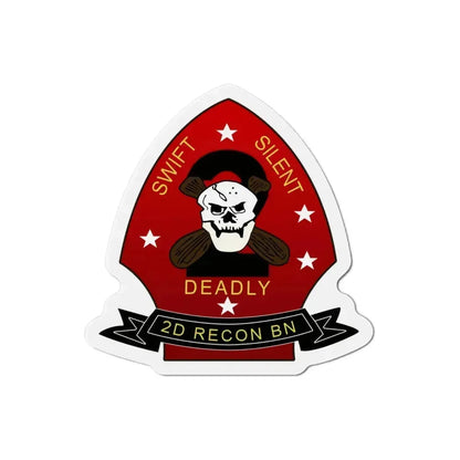 2d Reconnaissance Battalion (USMC) Refrigerator Magnet 3 Inch - The Sticker Space