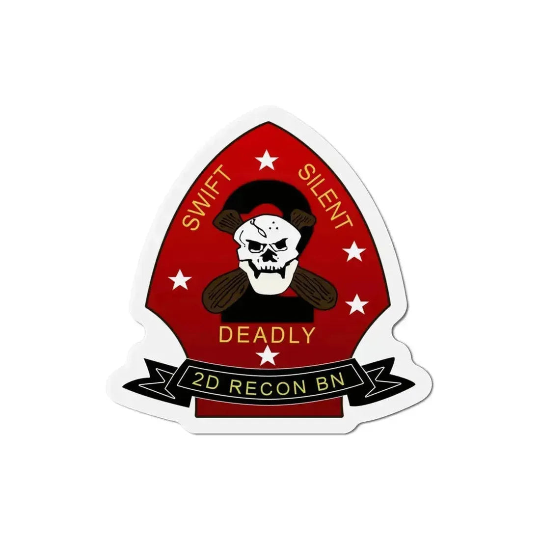 2d Reconnaissance Battalion (USMC) Refrigerator Magnet 5 Inch - The Sticker Space