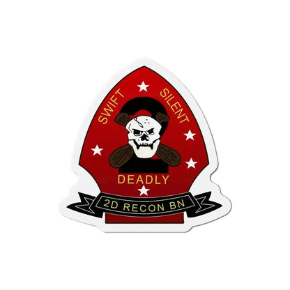 2d Reconnaissance Battalion (USMC) Refrigerator Magnet 6 Inch - The Sticker Space