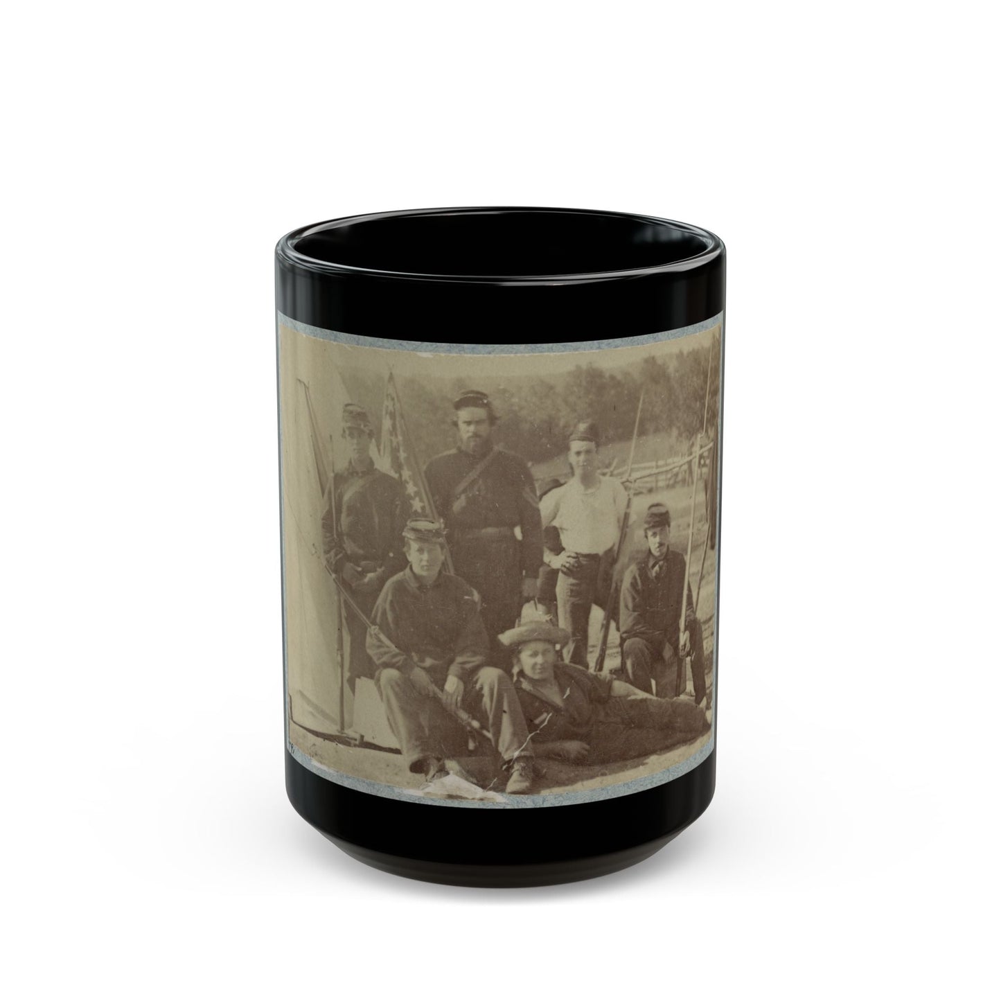 2d Rhode Island Infantry 001 (U.S. Civil War) Black Coffee Mug