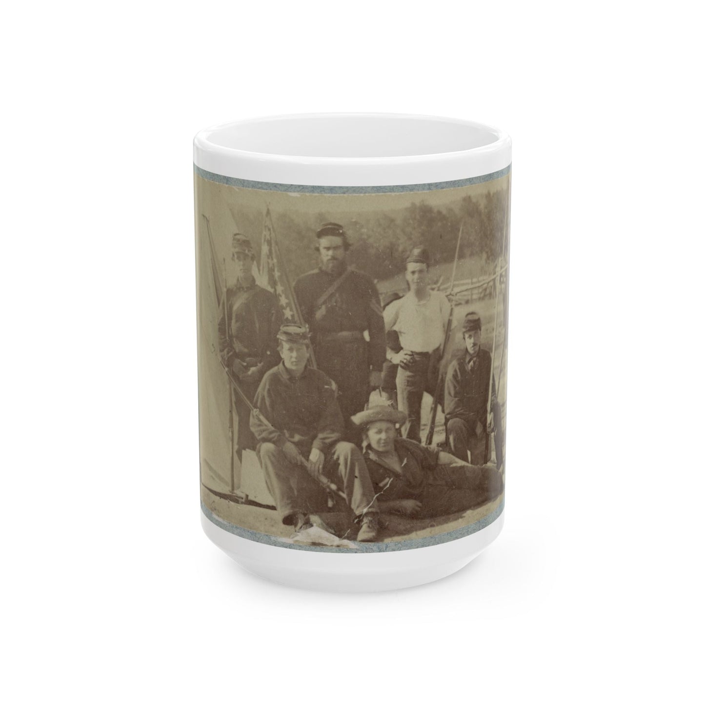 2d Rhode Island Infantry 001 (U.S. Civil War) White Coffee Mug