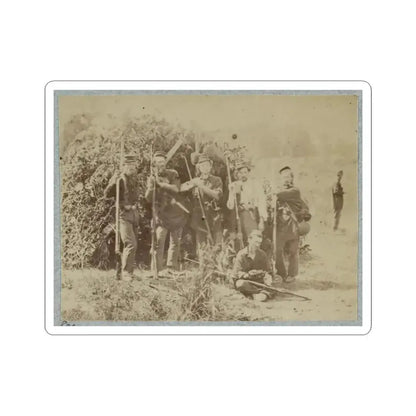 2D Rhode Island Infantry 002 (U.S. Civil War) STICKER Vinyl Kiss-Cut Decal 4 Inch White - The Sticker Space