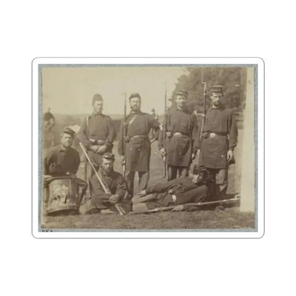 2D Rhode Island Infantry 003 (U.S. Civil War) STICKER Vinyl Kiss-Cut Decal 6 Inch White - The Sticker Space