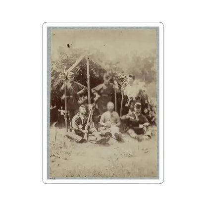 2D Rhode Island Infantry 004 (U.S. Civil War) STICKER Vinyl Kiss-Cut Decal 3 Inch White - The Sticker Space