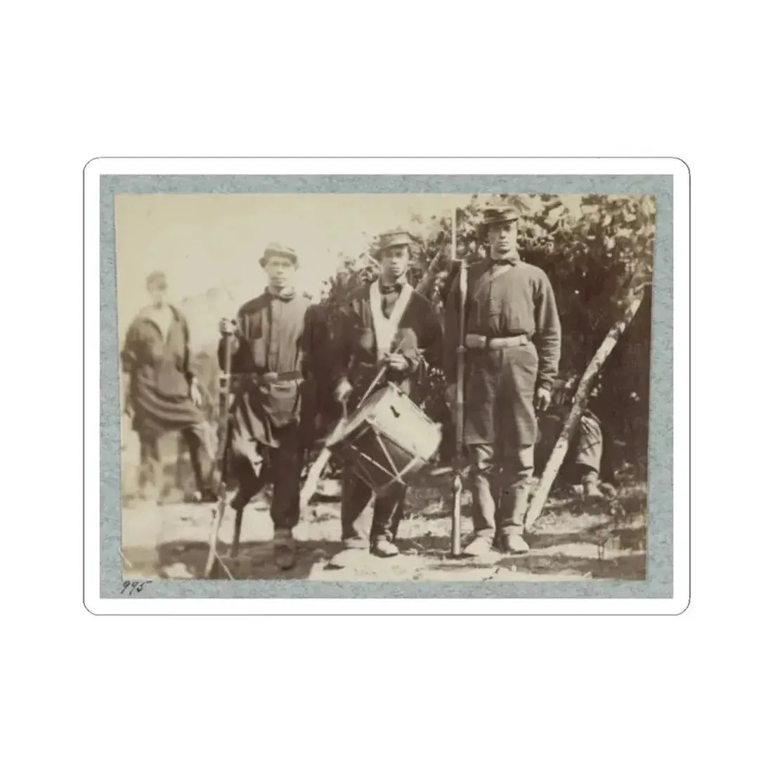 2D Rhode Island Infantry 007 (U.S. Civil War) STICKER Vinyl Kiss-Cut Decal 2 Inch White - The Sticker Space