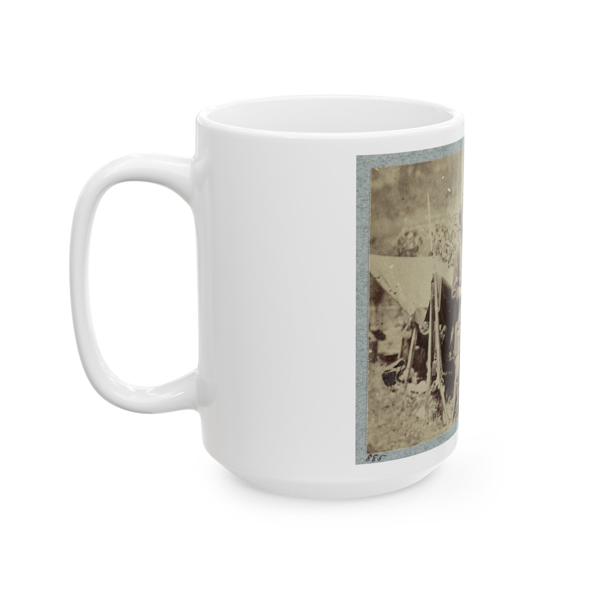 2d Rhode Island Infantry 009 (U.S. Civil War) White Coffee Mug-The Sticker Space