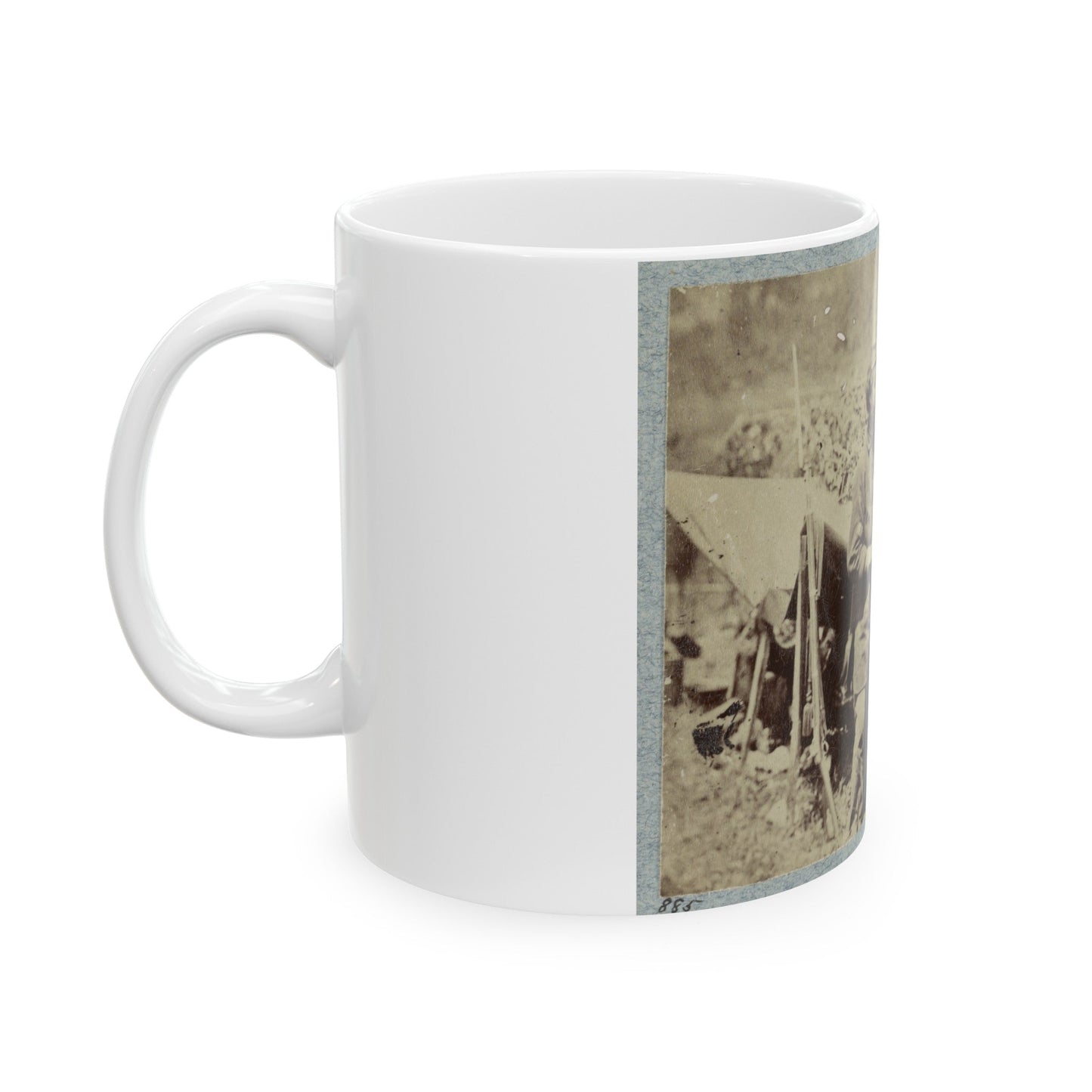 2d Rhode Island Infantry 009 (U.S. Civil War) White Coffee Mug-The Sticker Space