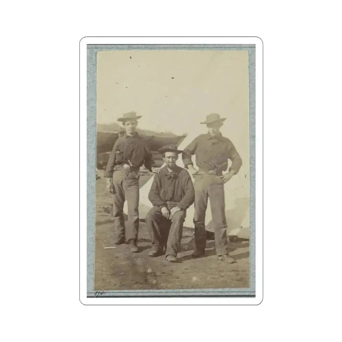 2D Rhode Island Infantry 010 (U.S. Civil War) STICKER Vinyl Kiss-Cut Decal 3 Inch White - The Sticker Space