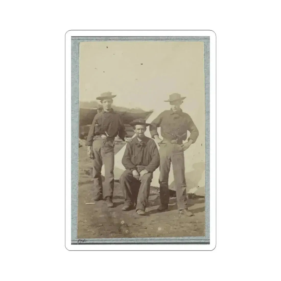 2D Rhode Island Infantry 010 (U.S. Civil War) STICKER Vinyl Kiss-Cut Decal 6 Inch White - The Sticker Space