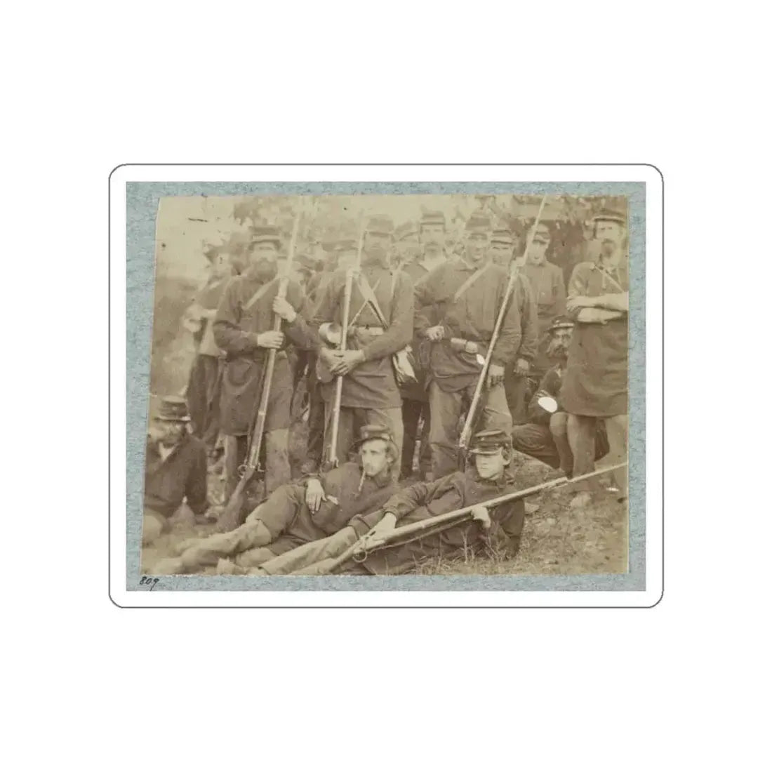 2d Rhode Island Infantry 011 (U.S. Civil War) STICKER Vinyl Die-Cut Decal White Die-Cut 3 Inch - The Sticker Space