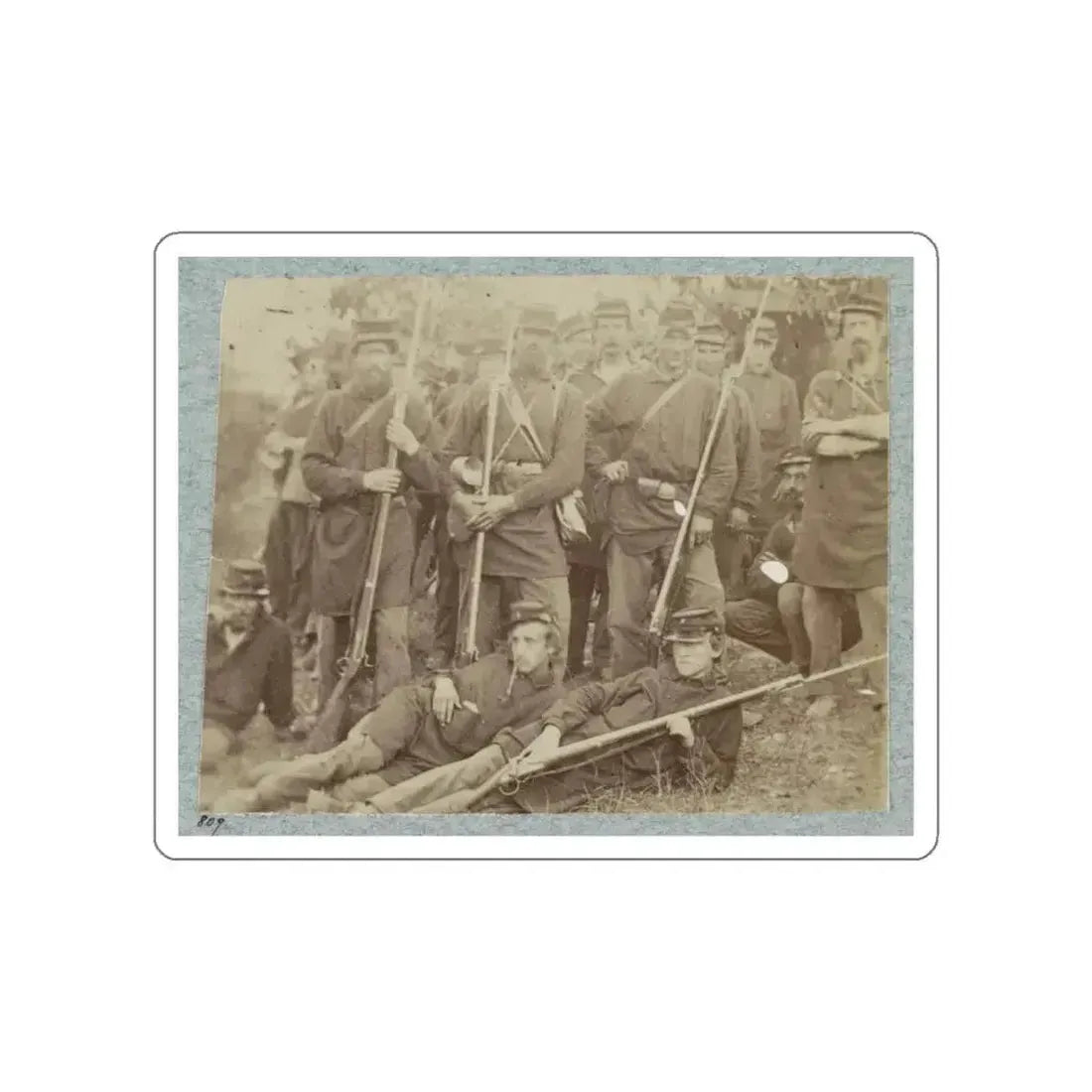 2d Rhode Island Infantry 011 (U.S. Civil War) STICKER Vinyl Die-Cut Decal White Die-Cut 5 Inch - The Sticker Space