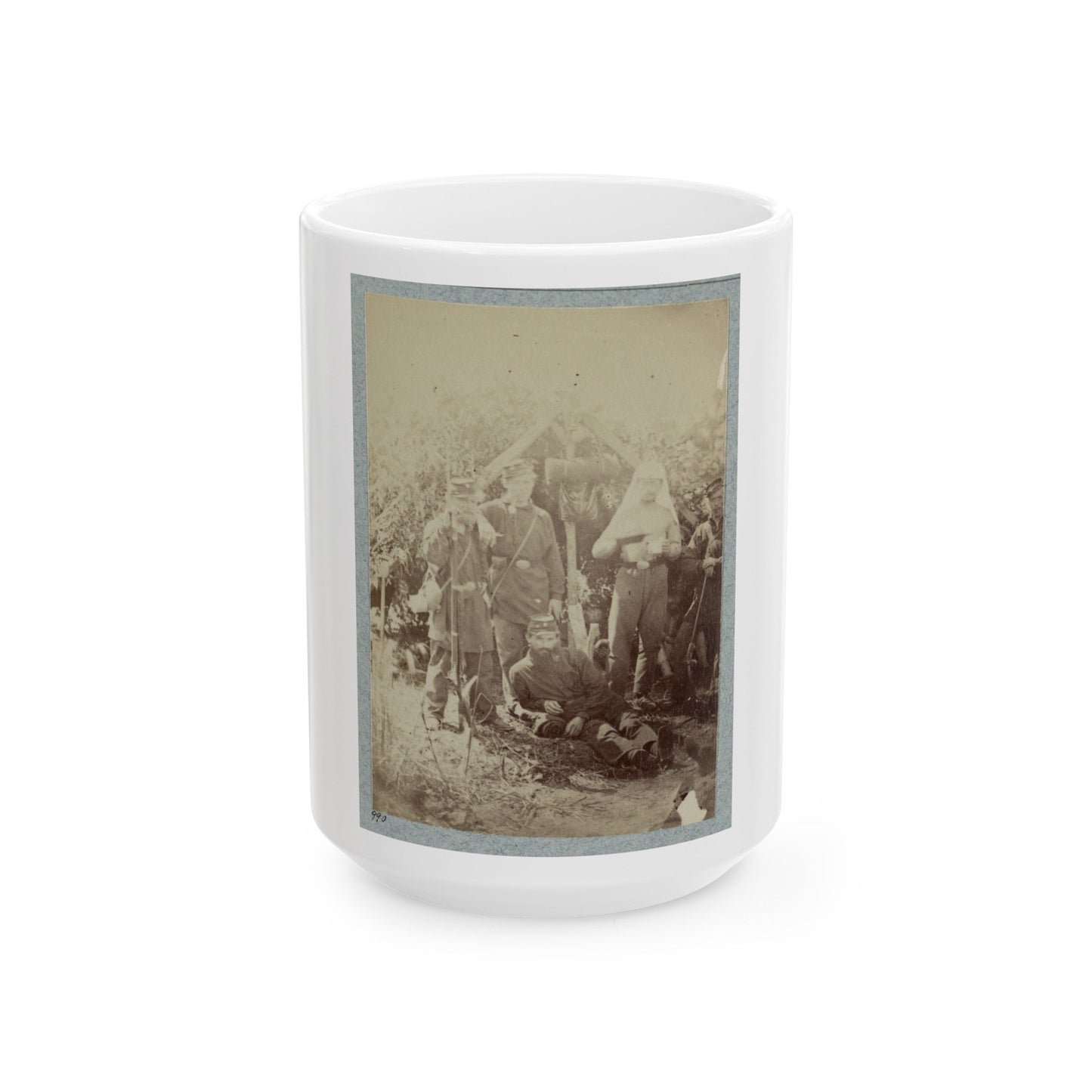 2d Rhode Island Infantry 012 (U.S. Civil War) White Coffee Mug-15oz-The Sticker Space