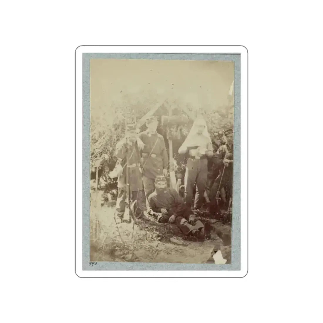 2d Rhode Island Infantry 012 (U.S. Civil War) STICKER Vinyl Die-Cut Decal White Die-Cut 3 Inch - The Sticker Space