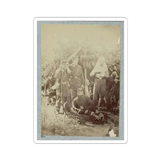 2D Rhode Island Infantry 012 (U.S. Civil War) STICKER Vinyl Kiss-Cut Decal 2 Inch White - The Sticker Space