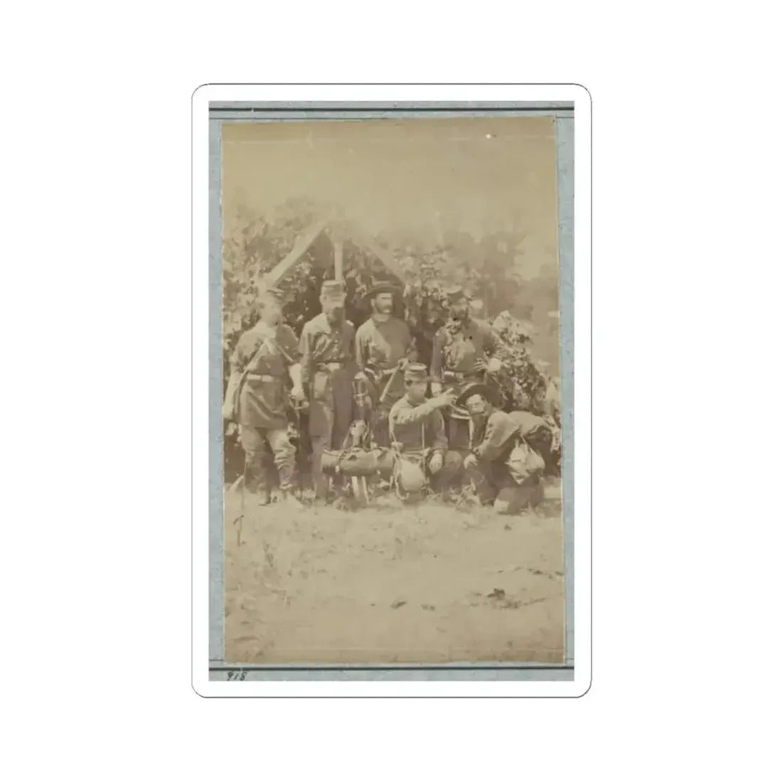 2D Rhode Island Infantry 015 (U.S. Civil War) STICKER Vinyl Kiss-Cut Decal 2 Inch White - The Sticker Space