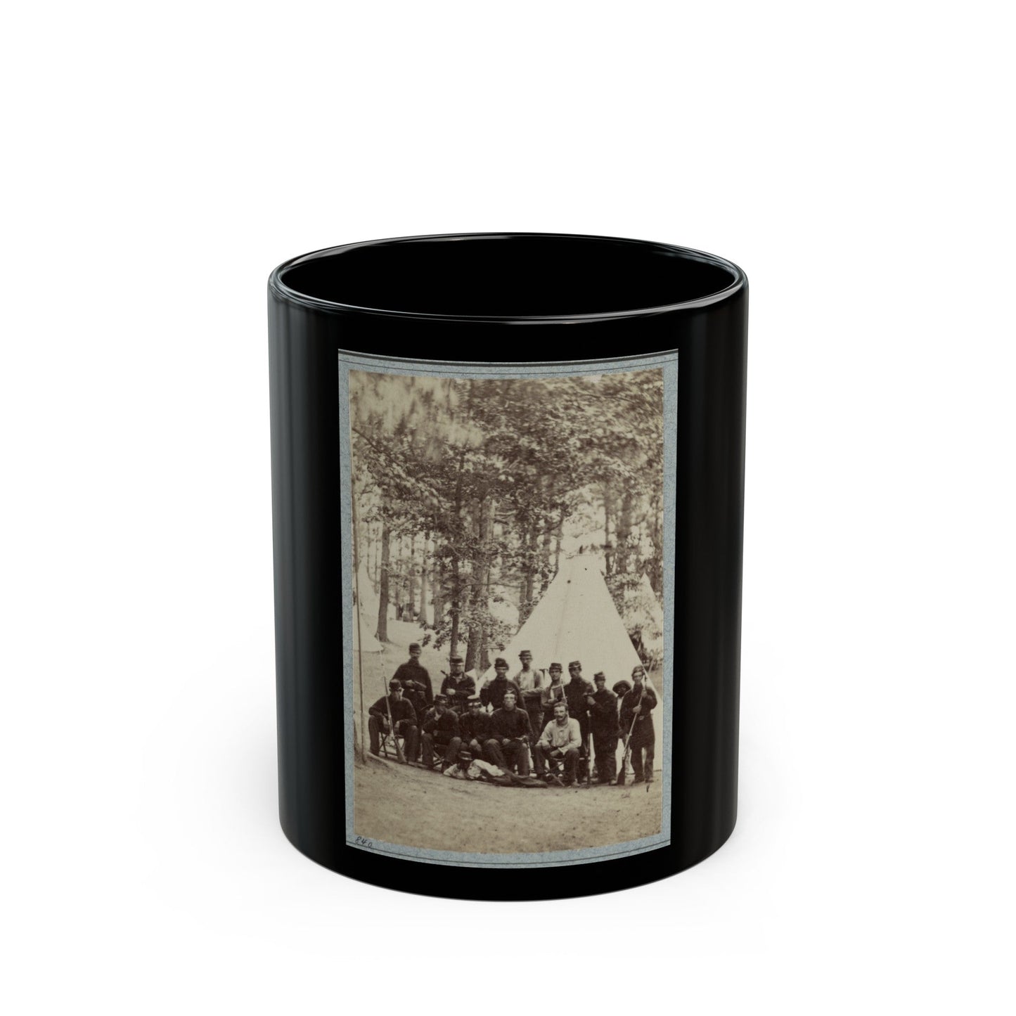 2d Rhode Island Infantry 016 (U.S. Civil War) Black Coffee Mug-11oz-The Sticker Space