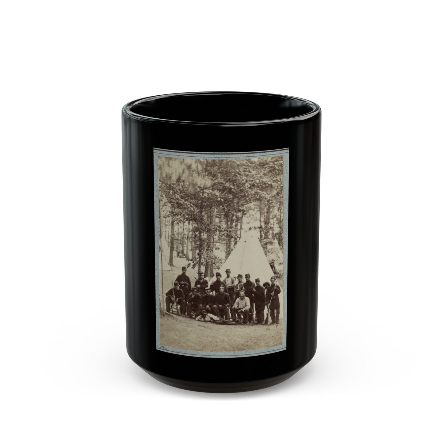 2d Rhode Island Infantry 016 (U.S. Civil War) Black Coffee Mug-15oz-The Sticker Space