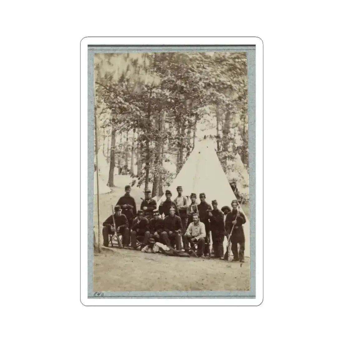 2D Rhode Island Infantry 016 (U.S. Civil War) STICKER Vinyl Kiss-Cut Decal 3 Inch White - The Sticker Space