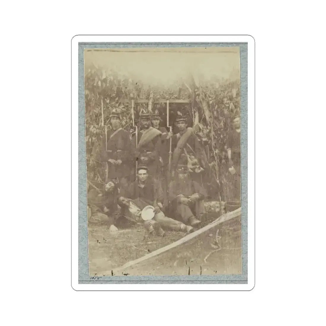 2D Rhode Island Infantry 019 (U.S. Civil War) STICKER Vinyl Kiss-Cut Decal 4 Inch White - The Sticker Space