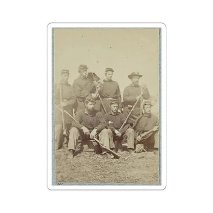 2D Rhode Island Infantry 020 (U.S. Civil War) STICKER Vinyl Kiss-Cut Decal 6 Inch White - The Sticker Space