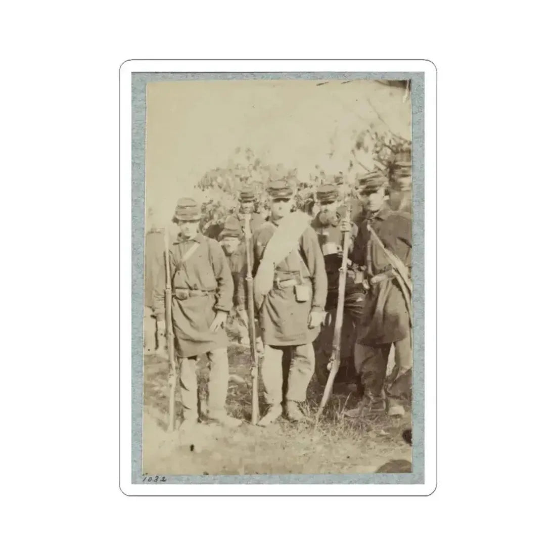 2D Rhode Island Infantry 021 (U.S. Civil War) STICKER Vinyl Kiss-Cut Decal 6 Inch White - The Sticker Space