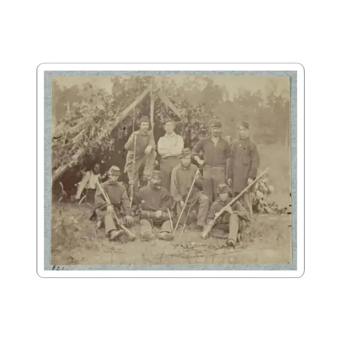 2D Rhode Island Infantry 022 (U.S. Civil War) STICKER Vinyl Kiss-Cut Decal 2 Inch White - The Sticker Space