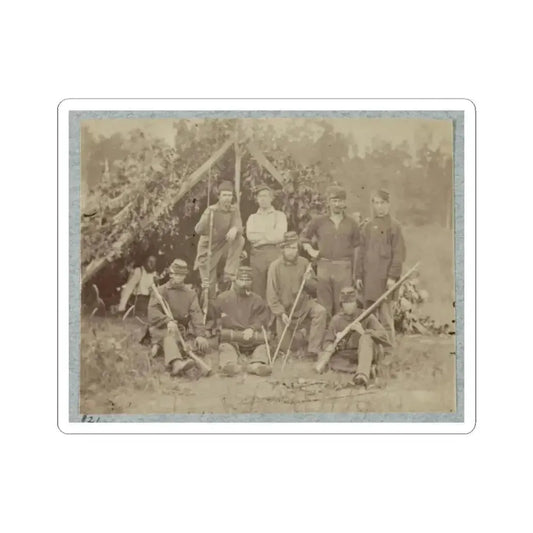 2D Rhode Island Infantry 022 (U.S. Civil War) STICKER Vinyl Kiss-Cut Decal 2 Inch White - The Sticker Space