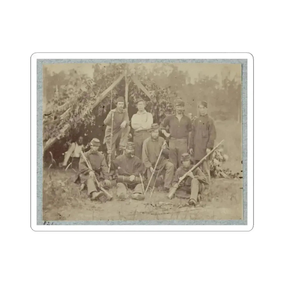 2D Rhode Island Infantry 022 (U.S. Civil War) STICKER Vinyl Kiss-Cut Decal 3 Inch White - The Sticker Space