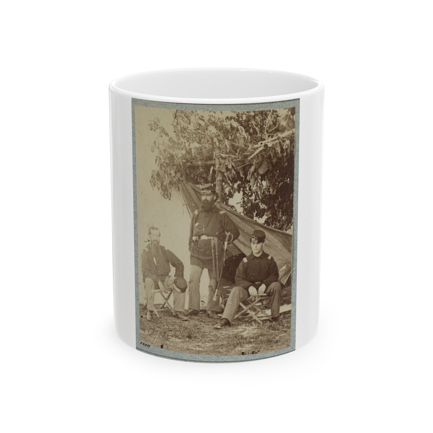 2d Rhode Island Infantry 023 (U.S. Civil War) White Coffee Mug-11oz-The Sticker Space