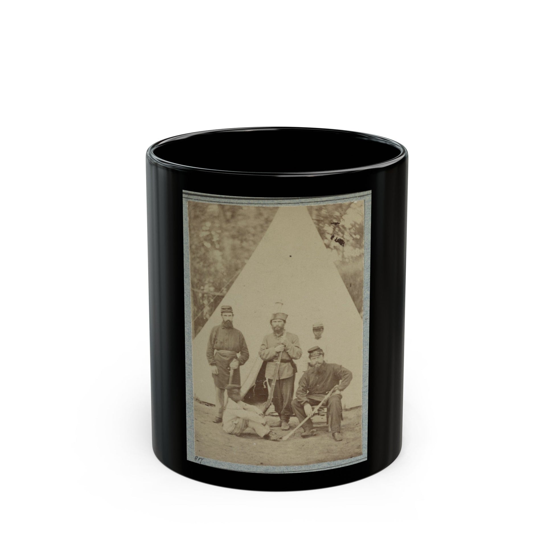 2d Rhode Island Infantry 024 (U.S. Civil War) Black Coffee Mug-11oz-The Sticker Space